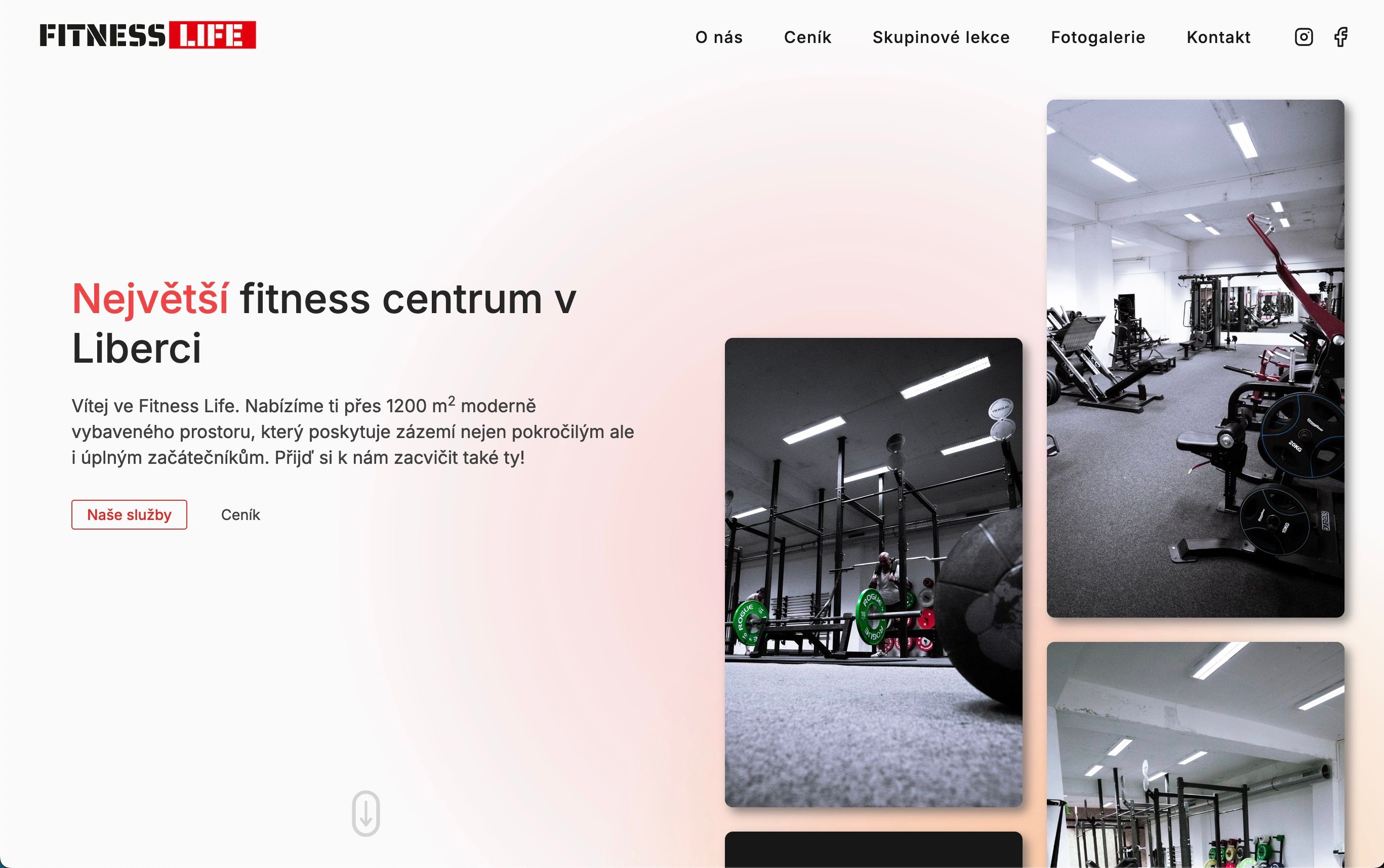 Fotka veřejného webu Fitness Life Liberec